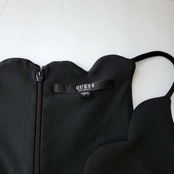 Guess Salina Scuba Dress Size Medium Black - Picture 10 of 16